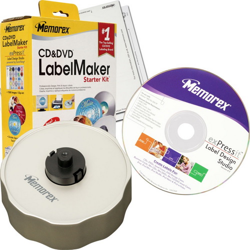 how to print on memorex cd labels